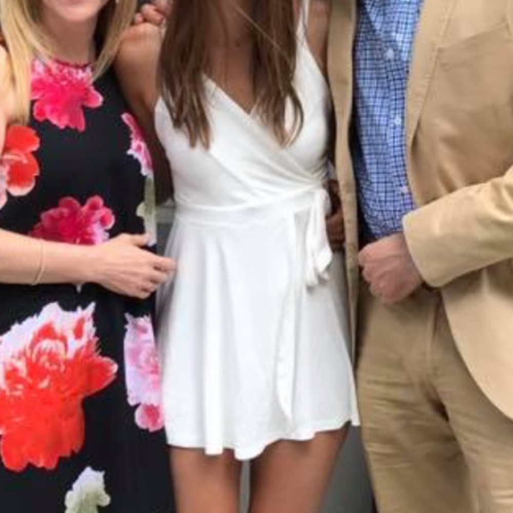 Off white colored tank top romper